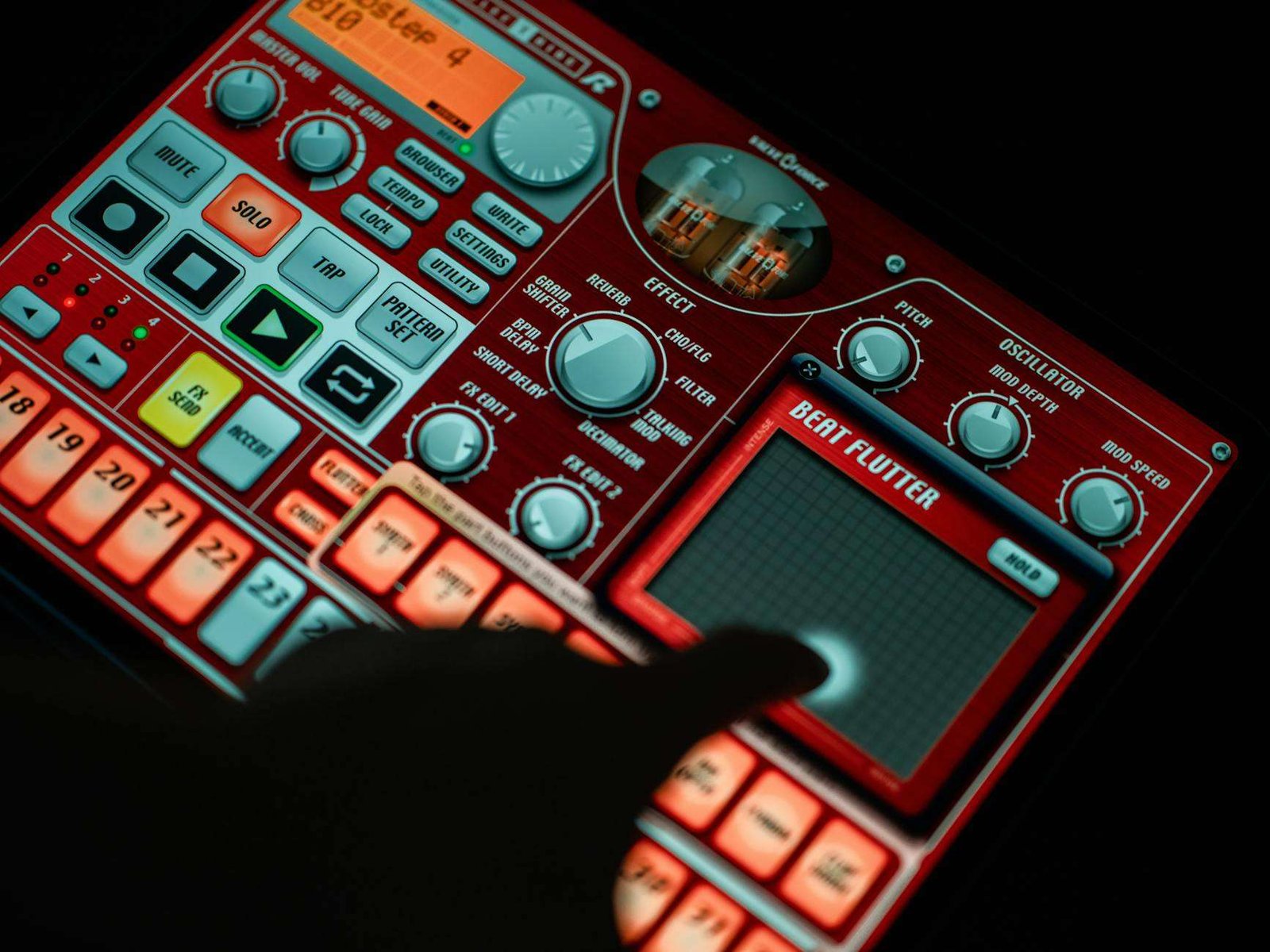 a music application for mobile devices